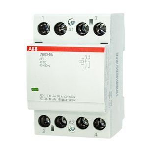 Контактор модульний ABB ESB63-20N-01 24B AC/DC 1SAE351111R0120 фото