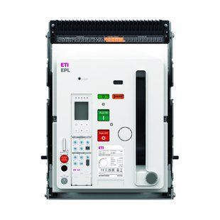Повітряний автоматичний вимикач викочувальний ETI EPL-12 3H AD/M2C2S2/PR-LP (3P, 1250A, D/O, Frame "A", 65kA) 4695703 фото