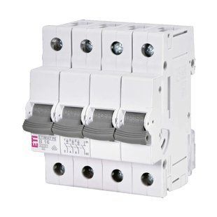 Автоматический выключатель ETI ETIMAT P6 3p+N B 16A (6kA) 1900410 фото