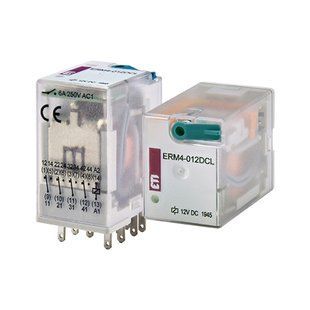 Реле електромеханічне ETI ERM4-012DCL 4p 2473021 фото