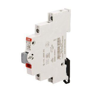 Вимикач кнопковий ABB E217-16-01C з індикацією 16А 1НЗ 115-250В АС червоний 2CCA703251R0001 фото