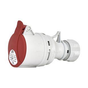 Розетка кабельная (силовой разъем) ES-1653 IP44 (16А, 400V, 3P+N+PE), ETI 4482002 фото