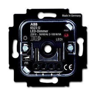 Механізм світлорегулювача поворотного 10-250Вт нак./2-100Вт LED RC (BJE), ABB, 6523 U-102-500 2CKA006512A0335 фото