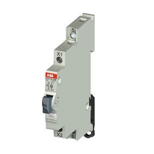 Вимикач кнопковий ABB E217-16-01B220 з індикацією 16А 1НЗ 60-220В DC білий 2CCA703255R0001 фото