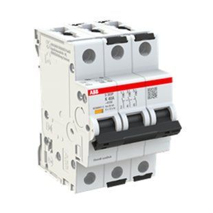 Автоматичний вимикач ABB S303P-K40, 3P, K, 40A, 20kA, AC S300P 2CDS383001R0557 фото