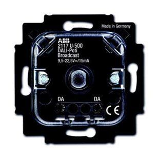 Механізм світлорегулювача поворотного DALI без блока живлення (BJE), ABB, 2117 U-500 2CKA006599A2987 фото