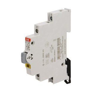 Вимикач кнопковий ABB E217-16-10E з індикацією 16А 1НВ 115-250В АС жовтий 2CCA703163R0001 фото