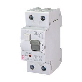 Дифавтомат ETI KZS-2M B 40/0,03 тип AC (10kA) KZS-2M 2173108 фото