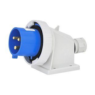 Вилка настенная (силовой разъем) EPH-3232 IP67 (32A, 400V, 2P+PE), ETI 4482069 фото