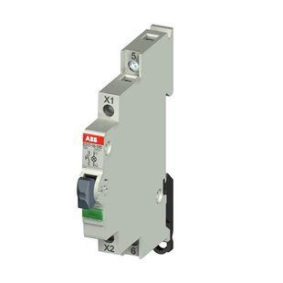 Вимикач кнопковий ABB E217-16-01D220 з індикацією 16А 1НЗ 60-220В DC зелений 2CCA703257R0001 фото