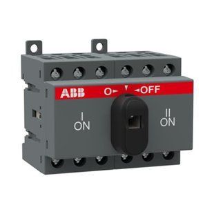 Перемикач навантаження ABB І-0-ІІ OT16F3C з резервною ручкою 7,5кВт 16А 1SCA104816R1001 фото