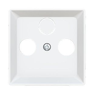 Панель TV-R-SAT, ABB, ZONI (білий матовий), 5011T-A00300 240 2CHT080300A4240 фото