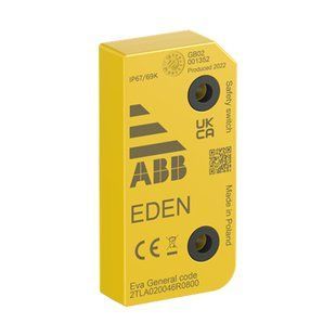 Датчик ABB Eva с общим кодом DYN/OSSD, IP67, желтый 2TLA020046R0800 фото