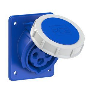 Розетка внутреннего монтажа наклонная 16A 230V 4P IP67 80x97, PCE 4142-9f8 4142-9f8 фото