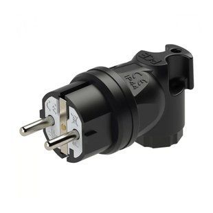 Вилка кабельная угловая в резиновом корпусе 10A/16A/250V/2P+E/IP44, PCE 05811-S 05811-s фото