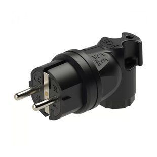 Вилка кабельная угловая из твердой резины 10A/16A/250V/2P+E/IP44, PCE 05812-S 05812-s фото