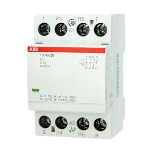 Контактор модульний ABB ESB40-22N-01 24B AC/DC 1SAE341111R0122 фото