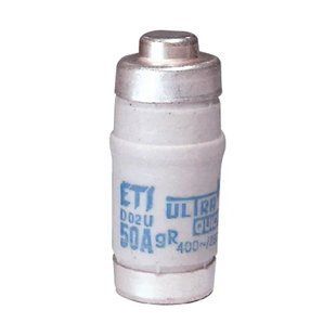 Запобіжник ETI D02UQ50A/400V gR (50 kA) 4312004 фото