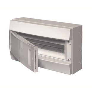 Щит зовнішній ABB MISTRAL65 18M 12SM 430х250х155 білі дверцята 1SLM006501A1103 фото