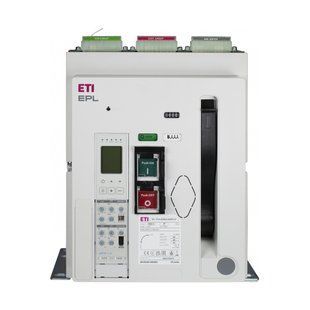 Повітряний автоматичний вимикач стаціонарний ETI EPL-12 3H AF/M2C2S2/PR-LP (3P, 1250A, Fix, Frame "A", 65kA) 4695719 фото