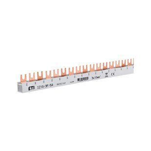 Шина живлення ETI IZ 10/3F/54 (10мм2, 3P, 1м, Fork, 54mod.) 2921141 фото
