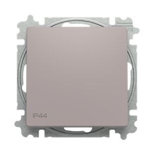 Вимикач 1-ний прохідний IP44, ABB, ZONI (лілово-сірий матовий), 3559T-A06940 244 2CHT590694A6244 фото