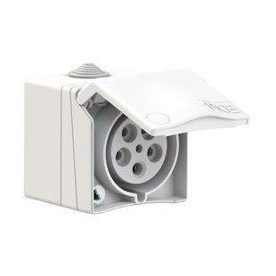 Розетка зовнішнього монтажу 32A 400V 5P IP44 Design, PCE 875-6v 875-6v фото