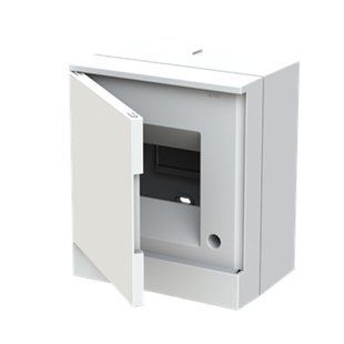 Щит зовнішній ABB Basic E, білі дверцята 4M BEW401204 1SZR004002A2101 фото