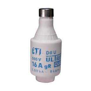Запобіжник ETI DIIUQ2A/500V gR (50 kA) 4322001 фото