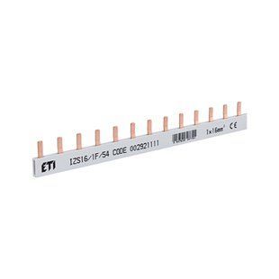 Шина питания ETI IZS 16/1F/54 (16мм2, 1P, 1м, Pin, 54mod.) 2921111 фото