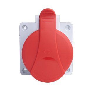 Розетка вбудована (силовий роз'єм) EER-1653 N IP54 (16A, 400V, 3P+N+PE), ETI 4482163 фото
