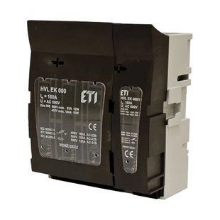 Разъединитель ETI HVL EK 000 4P 100A (Клеммы M8-M8) 1701420 фото