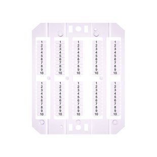 Маркировка клемм ESP-SHZ/1/1_10 (1-10, для пружин. клемм, 1,5 мм2) (100шт) 3903196 фото