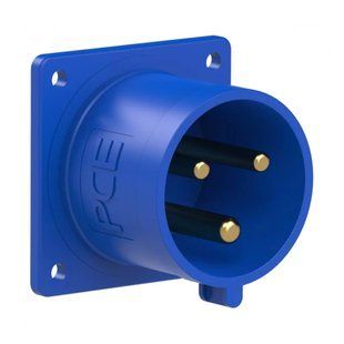 Вилка внутреннего монтажа 32A 230V 3P IP44 70x70, PCE 623-6 623-6 фото
