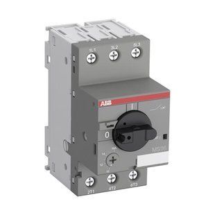 Автоматический выключатель защиты двигателя ABB MS116-2,5 Ith=1,6&hellip;2,5A, Ics=50кА 1SAM250000R1007 фото