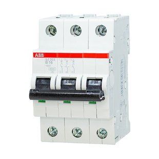 Автоматический выключатель ABB SZ203-B16 B, 6kA, 16A, 3P SZ 2CDS253025R0165 фото