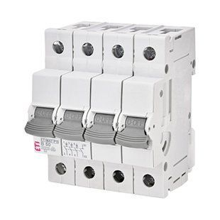 Автоматичний вимикач ETI 3p+N B 50A (10kA) ETIMAT P10 275040101 фото