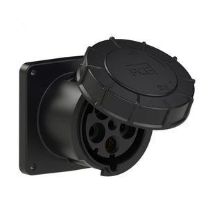 Розетка внутреннего монтажа 125A 400V 5P IP67 120x120, PCE 345-6xs 345-6xs фото