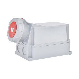 Розетка настенная (силовой разъем) EZH-12543 IP67 (125A, 400V, 3P+PE), ETI 4482048 фото