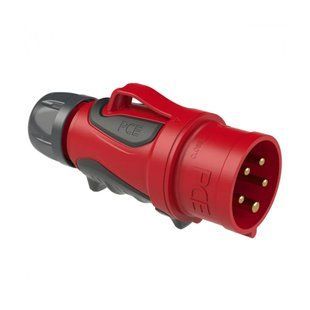 Вилка кабельная 32А/400V/3P+N+E/IP44 GRIP, PCE 0253-6 0253-6 фото