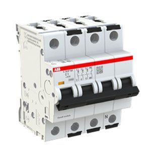 Автоматический выключатель ABB S303P-C1NA, 3P+N, C, 1A, 25kA, AC S300P 2CDS383103R0014 фото
