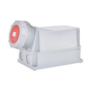 Розетка настінна (силовий роз'єм) EZH-12553 IP67 (125A, 400V, 3P+N+PE), ETI 4482049 фото