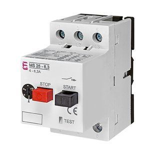 Автоматичний вимикач захисту двигуна ETI MS25-6,3 4600090 фото