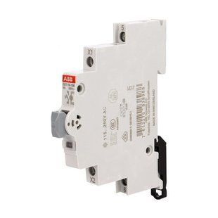 Вимикач кнопковий ABB E217-16-10B з індикацією 16А 1НВ 115-250В АС білий 2CCA703160R0001 фото