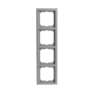 Рамка 4 поста Future L, серебро 1724-183K, ABB 2CKA001754A4309 фото