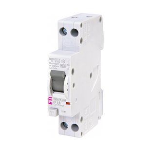 Дифавтомат ETI B 16/0,03 тип A (6kA) KZS-1M UNI 2176024 фото