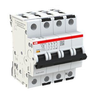 Автоматичний вимикач ABB S303P-K8NA, 3P+N, K, 40A, 20kA, AC S300P 2CDS383103R0407 фото