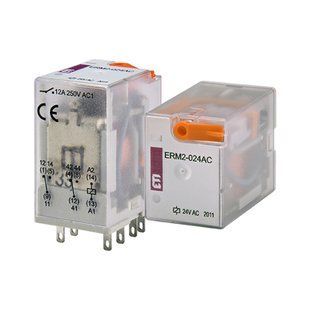 Реле електромеханічне ETI ERM2-024AC 2p 2473002 фото