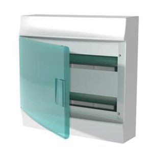 Щит зовнішній ABB Mistral41W650 36M2F42SM 382х382х120 прозорі дверцята 1SPE007717F0921 фото