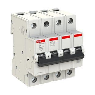Автоматичний вимикач ABB FMS4LC6 C, 4,5kA, 6A, 4P, Formula DIN 2TAZ151400R0064 фото